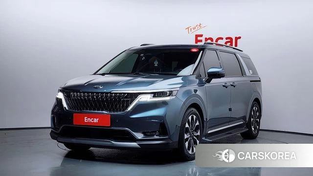 Kia Carnival 4th generation 2020 Небесно-голубой из Кореи