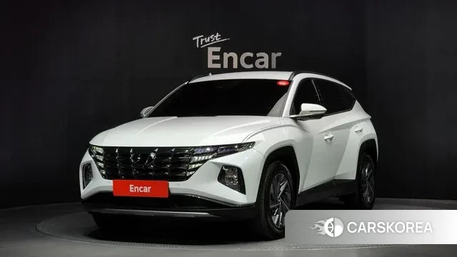 Hyundai Tucson Hybrid (NX4) 2021 Белый из Кореи