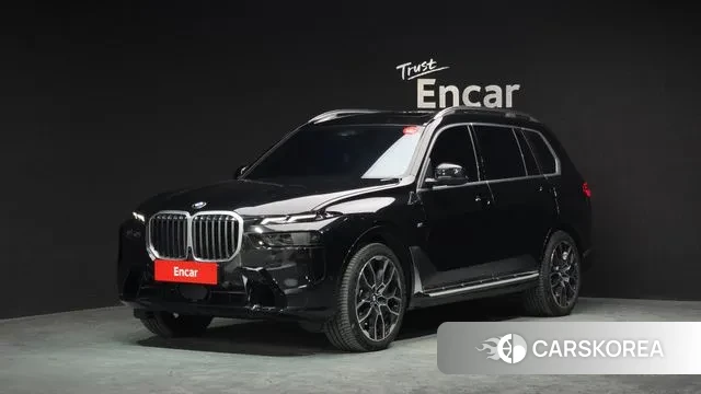 BMW X7 (G07) 2025 Черный из Кореи