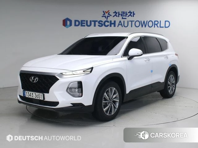 Hyundai Santa Fe TM 2018 Белый из Кореи