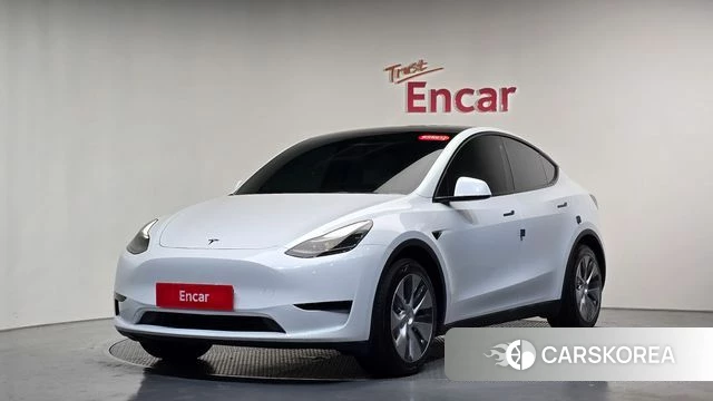 Tesla Model Y 2023 Белый из Кореи