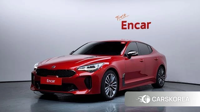 Kia Stinger 2018 Красный из Кореи