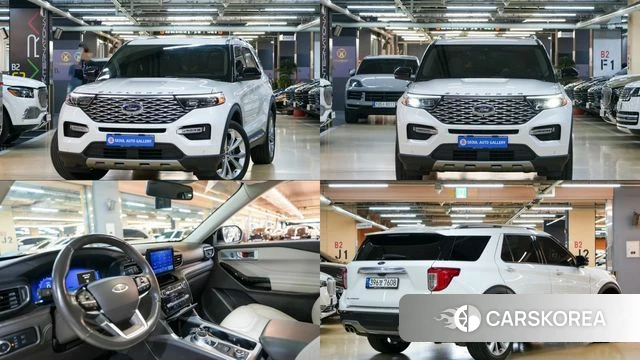 Ford Explorer 6th Generation 2021 Белый из Кореи