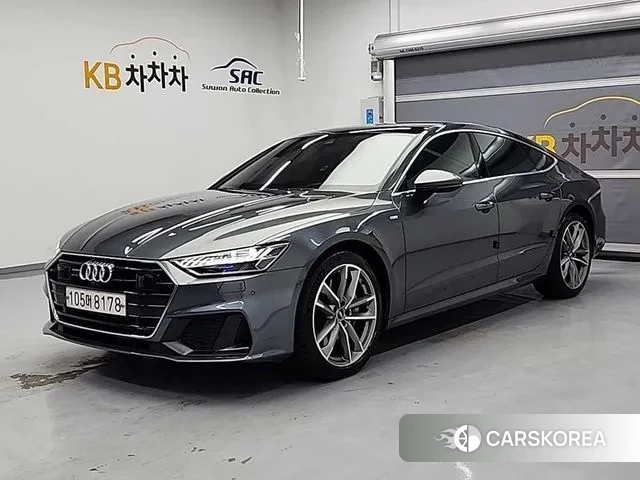 Audi A7 (4K) 2020 Серебристо-серый из Кореи