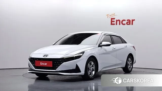 Hyundai Avante (CN7) 2020 Белый из Кореи