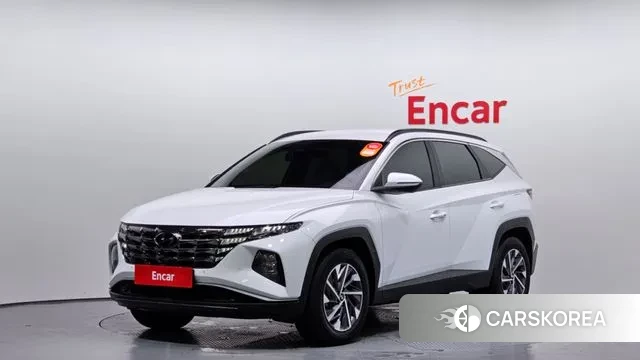 Hyundai Tucson Hybrid (NX4) 2021 Белый из Кореи