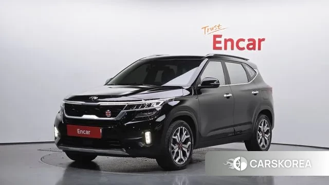 Kia Seltos 2020 Черный из Кореи
