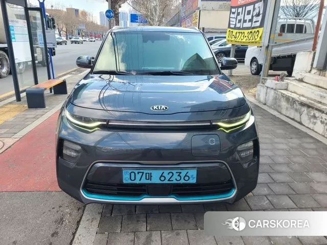 Kia Soul Booster EV 2019 Серый из Кореи