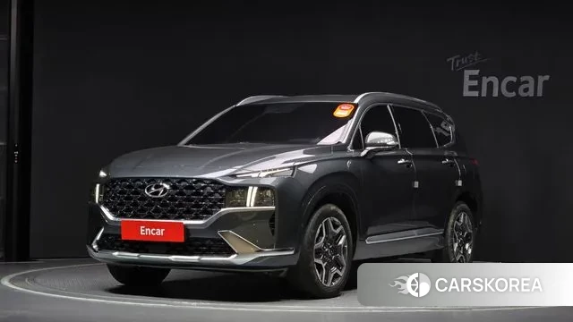 Hyundai The New Santa Fe 2021 Серый из Кореи
