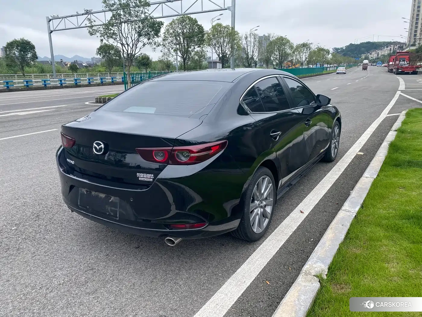 Mazda 3 2021 Черный из Китая