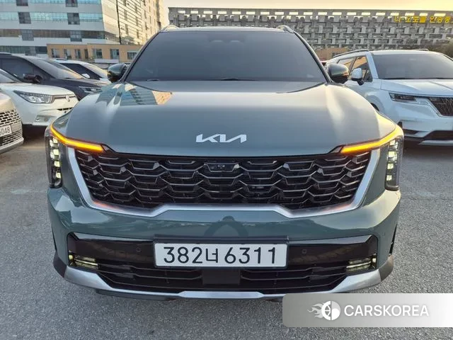 Kia The New Sorento 4th Generation 2023 Темно-зеленый из Кореи