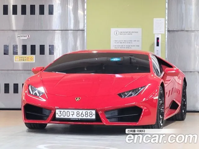 Lamborghini Huracan 2018 Красный из Кореи