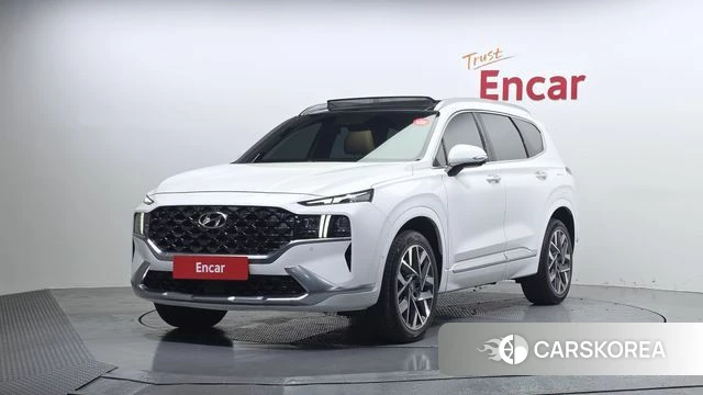 Hyundai The New Santa Fe 2021 Белый из Кореи