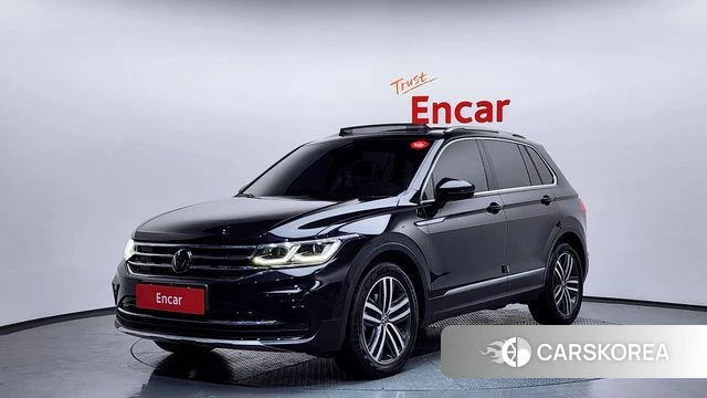 Volkswagen Tiguan second Generation 2023 Черный из Кореи
