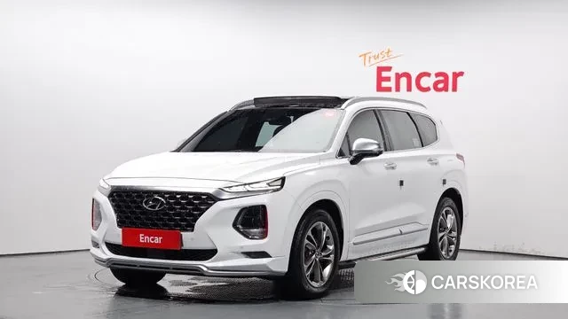 Hyundai Santa Fe TM 2019 Белый из Кореи