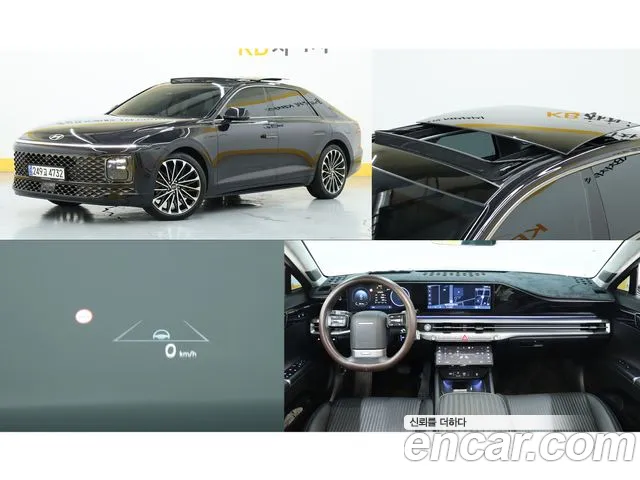 Hyundai Grandeur (GN7) 2022 Черный из Кореи