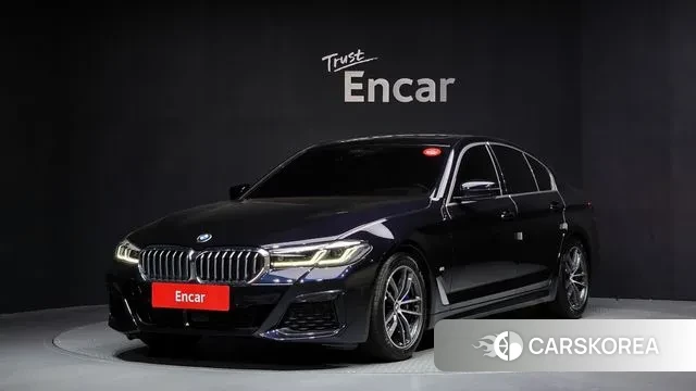 BMW 5 Series (G30) 2023 Черный из Кореи