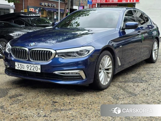 BMW 5 Series (G30) 2018 Синий из Кореи