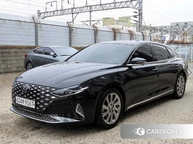 Hyundai The New Grandeur IG Hybrid 2019 Черный из Кореи