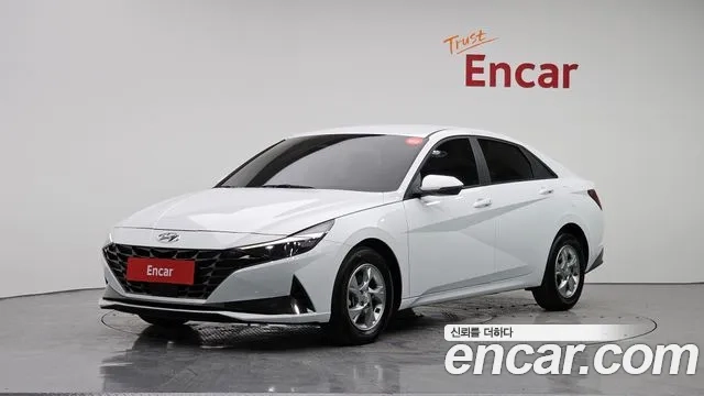Hyundai Avante (CN7) 2022 Белый из Кореи