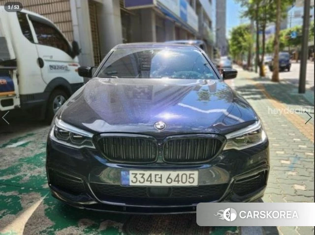 BMW 5 Series (G30) 2019 Черный из Кореи