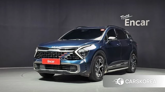 Kia Sportage 5th Generation Hybrid 2021 Синий из Кореи