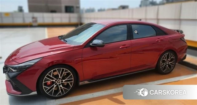 Hyundai Avante (CN7) 2021 Красный из Кореи