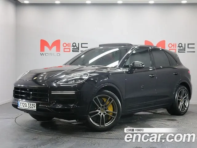 Porsche Cayenne (PO536) 2021 Черный из Кореи