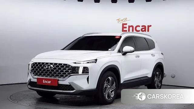 Hyundai The New Santa Fe 2021 Белый из Кореи