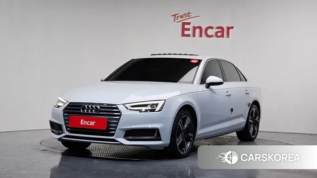 Audi A4 (B9) 2019 Белый из Кореи
