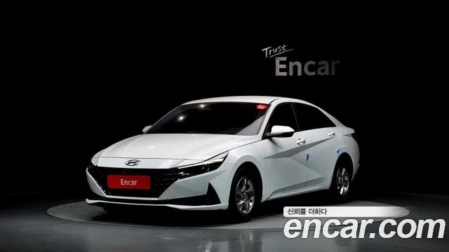 Hyundai Avante (CN7) 2020 Белый из Кореи