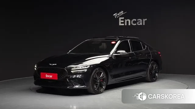 Genesis The New G70 2021 Черный из Кореи