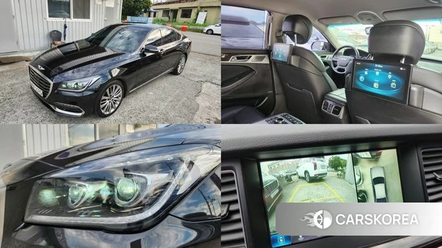 Genesis G80 2018 Черный из Кореи