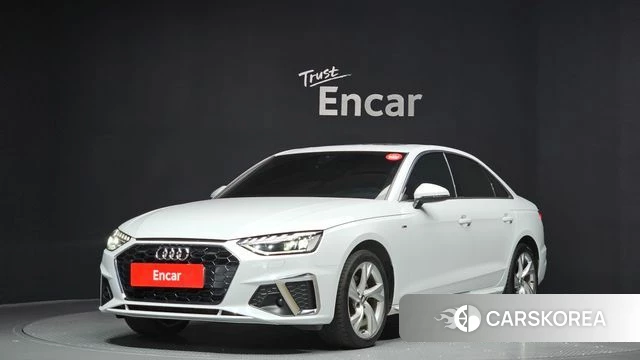 Audi A4 (B9) 2021 Белый из Кореи