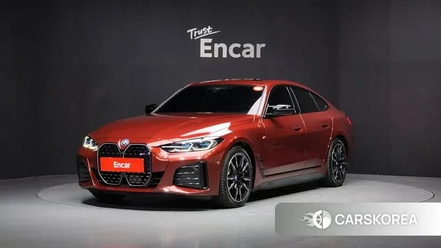 BMW i4 2023 Красный из Кореи