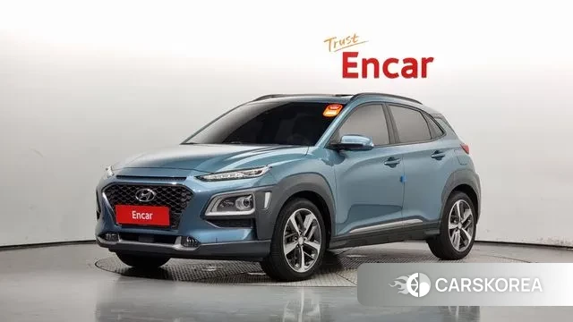 Hyundai Kona 2020 Небесно-голубой из Кореи