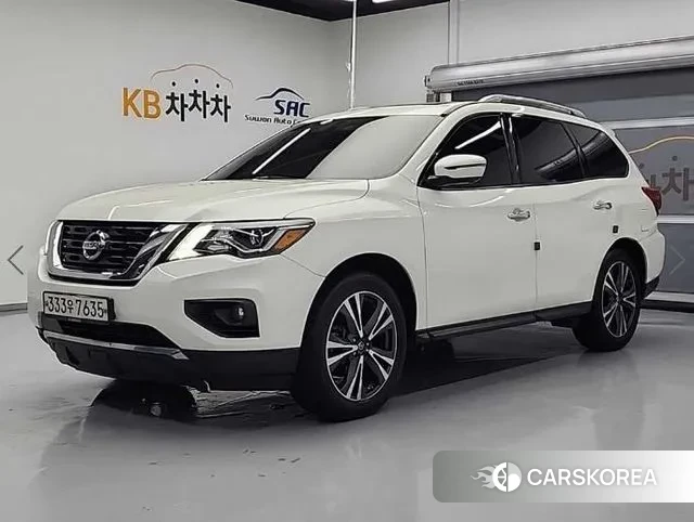 Nissan Pathfinder 4th Generation 2018 Белый из Кореи