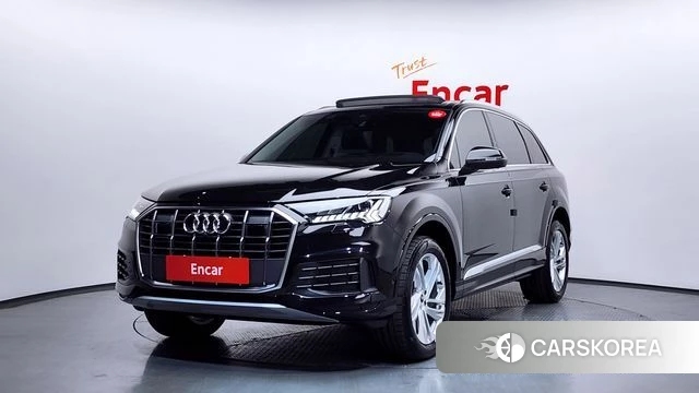 Audi Q7 (4M) 2023 Черный из Кореи
