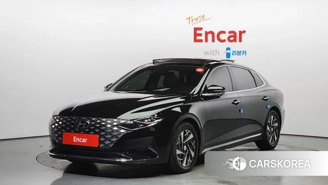 Hyundai The New Grandeur IG Hybrid 2021 Черный из Кореи