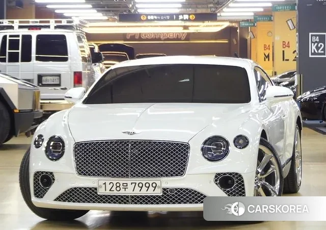 Bentley Continental GT 3rd Generation 2023 Белый из Кореи