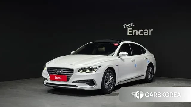 Hyundai Grandeur IG Hybrid 2018 Белый из Кореи