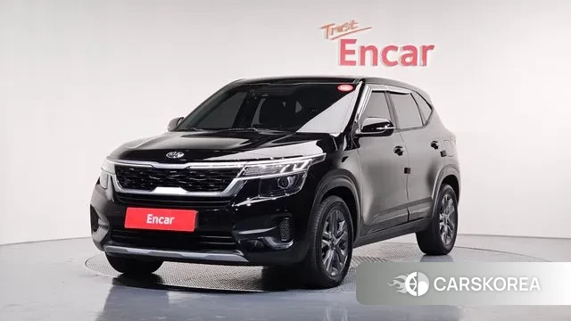 Kia Seltos 2020 Черный из Кореи