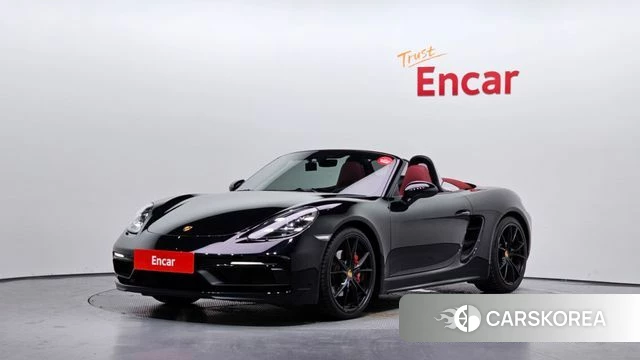 Porsche 718 Boxster 2019 Черный из Кореи