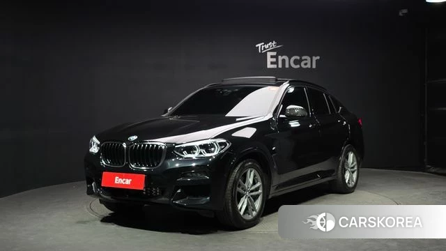 BMW X4 (G02) 2021 Черный из Кореи