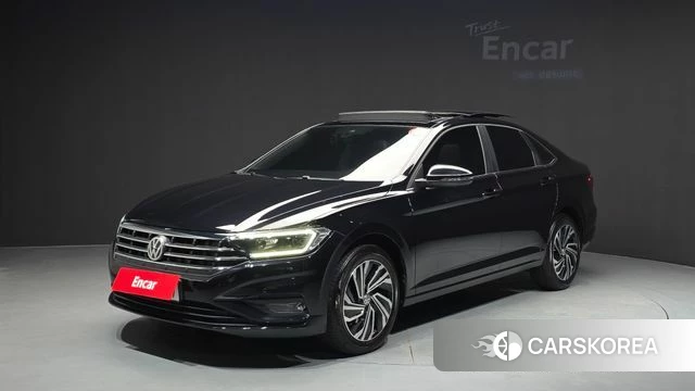 Volkswagen 7th Generation of Jetta 2021 Черный из Кореи