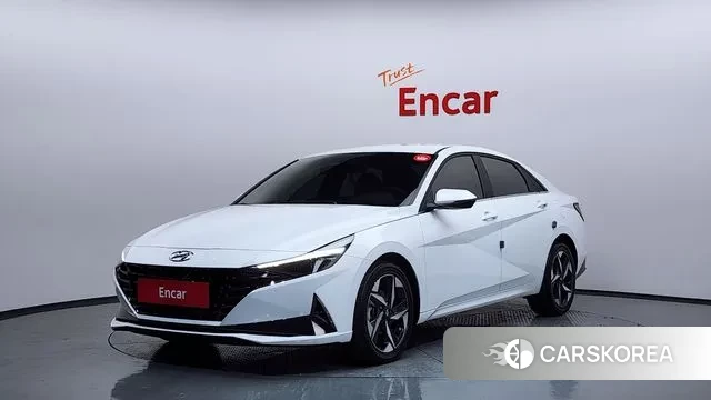 Hyundai Avante (CN7) 2023 Белый из Кореи