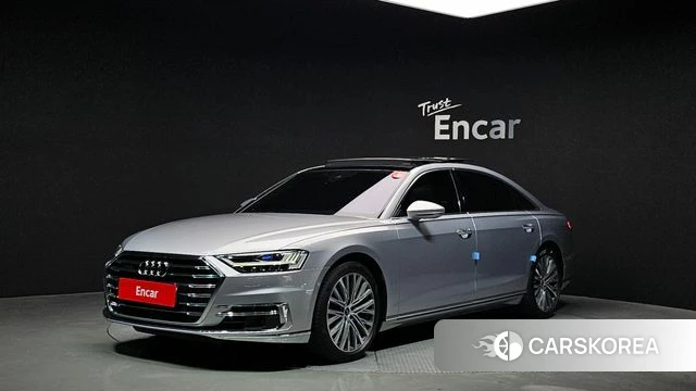 Audi A8 (D5) 2021 Серебряный из Кореи