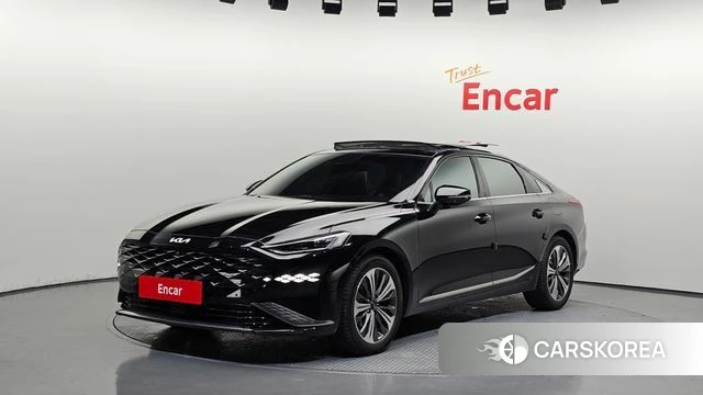 Kia K8 Hybrid 2021 Черный из Кореи
