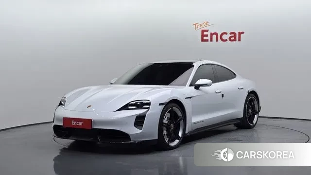 Porsche Taycan 2021 Белый из Кореи