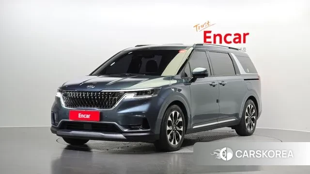 Kia Carnival 4th generation 2021 Небесно-голубой из Кореи
